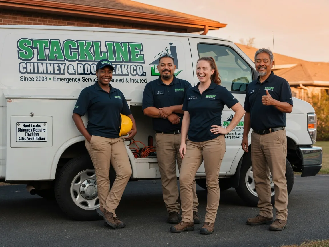 Chimney flashing repair company in Limestone, ME